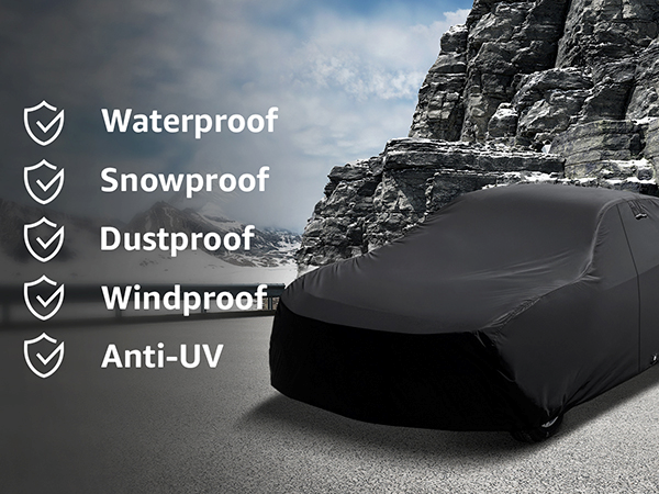 Waterproof Snowproof Dustproof Windproof Anti-UV Checks