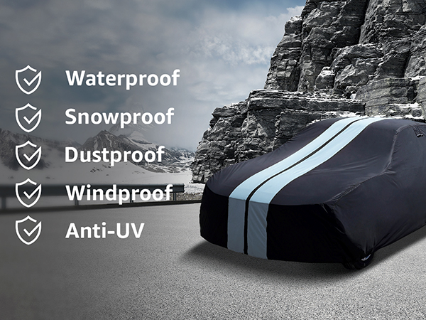 Waterproof Snowproof Dustproof Windproof Anti-UV Checks