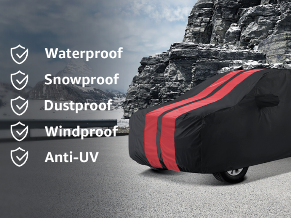 Waterproof Snowproof Dustproof Windproof Anti-UV Checks