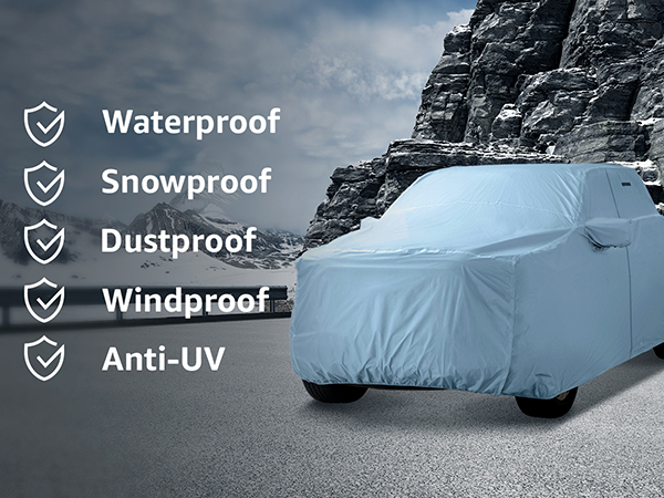 Waterproof Snowproof Dustproof Windproof Anti-UV Checks